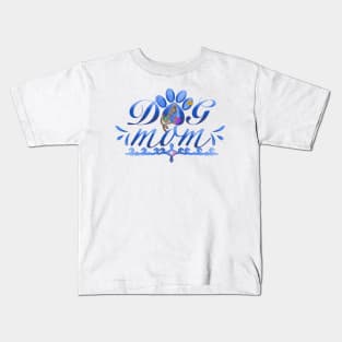 Dog Mom Ocean Kids T-Shirt